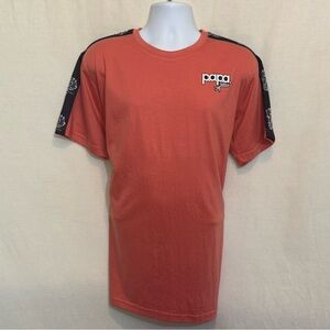 F-80 Men’s P.A.P.A. Orange & Black Short Sleeve Pullover Tee‎ Shirt Size 2X